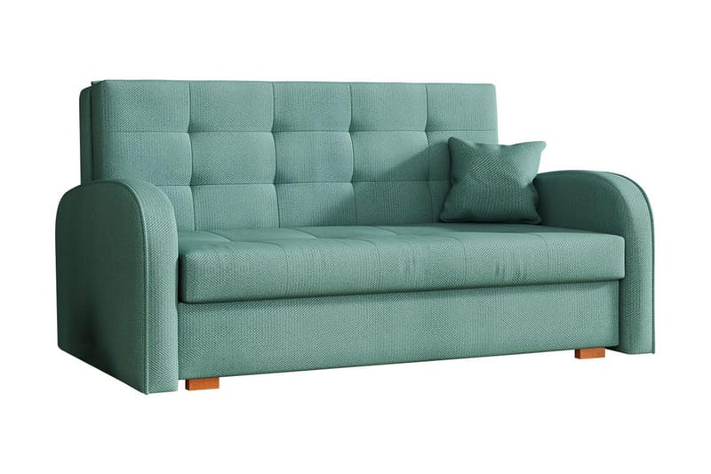 Bäddsoffa Hedensö 153x98x85 cm - Turkos - Möbler - Soffa - Bäddsoffa - 2 sits bäddsoffa