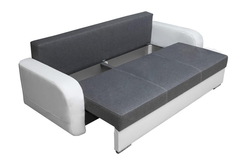 Bäddsoffa Mono 228x91x89 cm - Grå - Möbler - Soffa - Bäddsoffa - 2 sits bäddsoffa