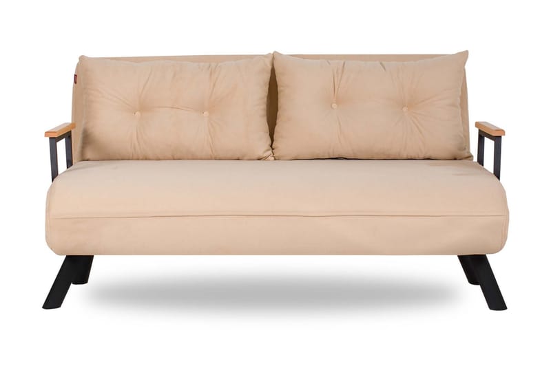 Bäddsoffa Riceville 2-sits 120x185 - Cream - Möbler - Soffa - Bäddsoffa - 2 sits bäddsoffa