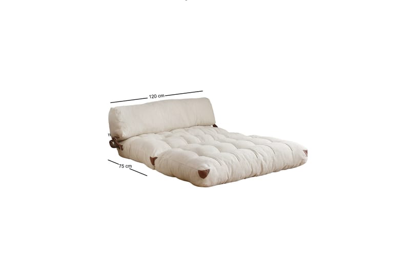 Teddy Bäddsoffa Fold - Cream - Möbler - Soffa - Bäddsoffa - 2 sits bäddsoffa