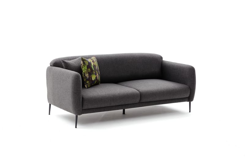 Bäddsoffa 3-sits Genna 180x90 cm - Antracit - Möbler - Soffa - Bäddsoffa - 3 sits bäddsoffa