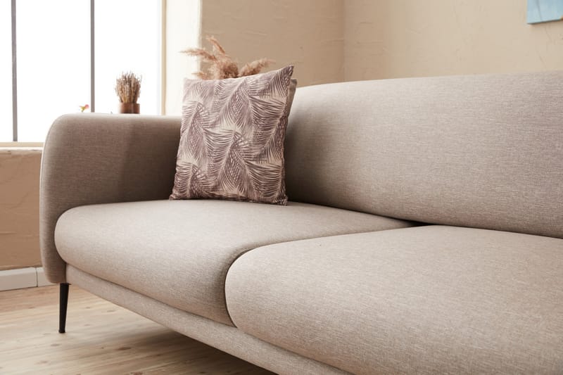 Bäddsoffa 3-sits Genna 180x90 cm - Beige - Möbler - Soffa - Bäddsoffa - 3 sits bäddsoffa