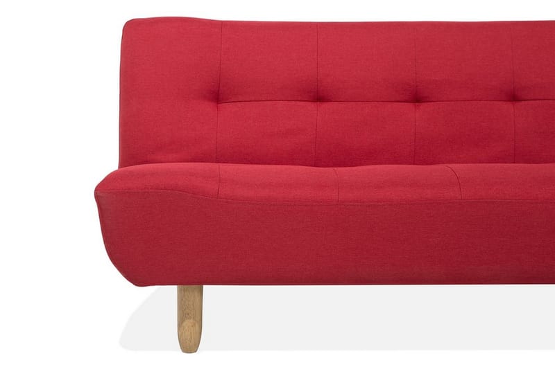 Bäddsoffa Alsten 182 cm - Röd - Möbler - Soffa - Bäddsoffa - 3 sits bäddsoffa