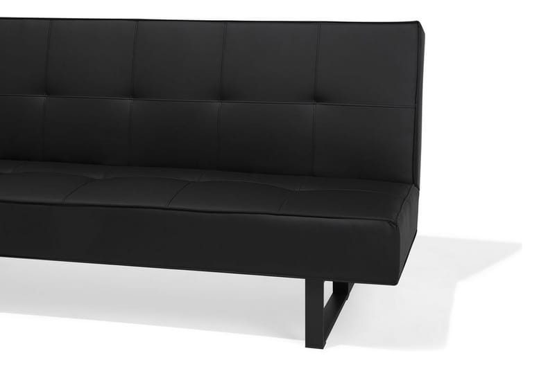 Bäddsoffa Derby 189 cm - Svart|Grå - Möbler - Soffa - Bäddsoffa - 3 sits bäddsoffa