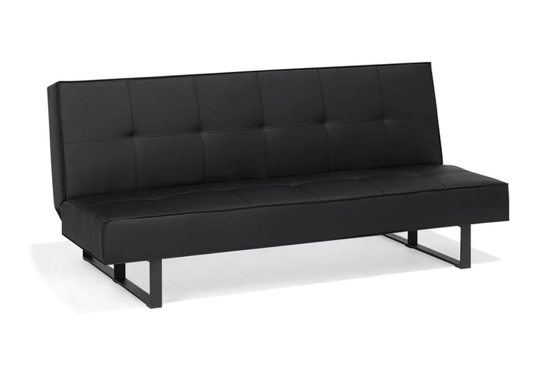 Bäddsoffa Derby 189 cm - Svart|Grå - Möbler - Soffa - Bäddsoffa - 3 sits bäddsoffa