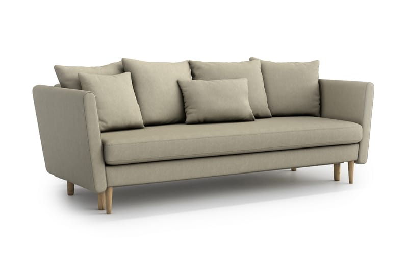 Bäddsoffa Juliett 3-sits - Beige - Möbler - Soffa - Bäddsoffa - 3 sits bäddsoffa