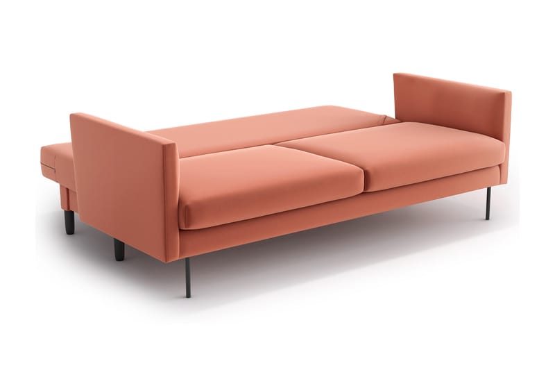 Bäddsoffa Nordquist 3-sits - Rosa - Möbler - Soffa - Bäddsoffa - 3 sits bäddsoffa