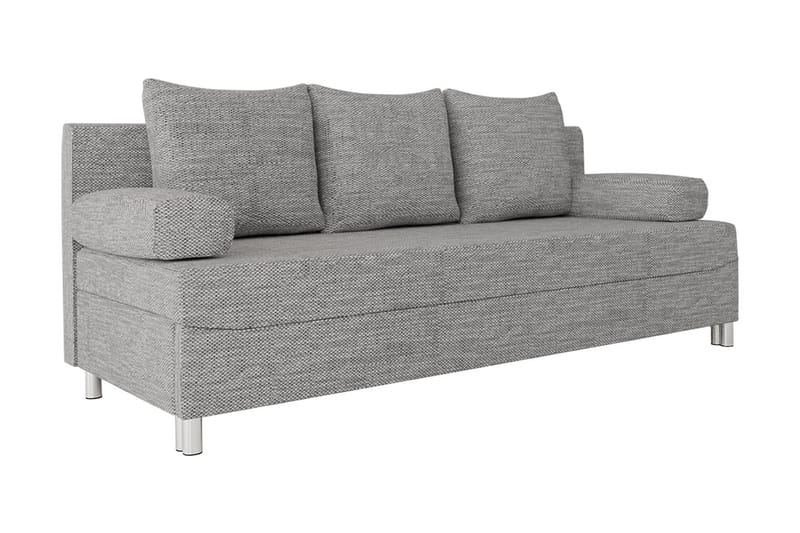 Bäddsoffa Rejmyre 192x80x80 cm - Grå - Möbler - Soffa - Bäddsoffa - 3 sits bäddsoffa