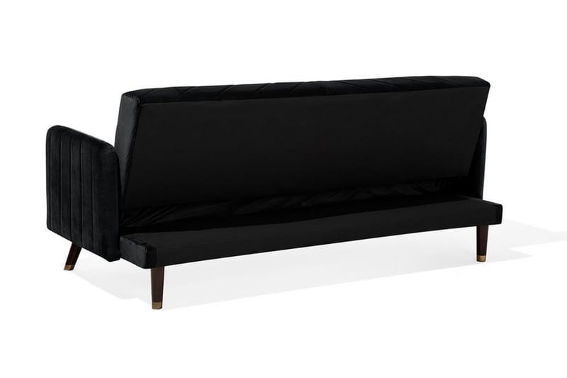 Bäddsoffa Senja 200 cm - Svart - Möbler - Soffa - Bäddsoffa - 3 sits bäddsoffa