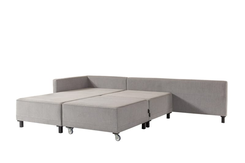 4-sits Bäddsoffa med Divan Matris 4-sits - Grå - Möbler - Soffa - Bäddsoffa - Bäddsoffa divan