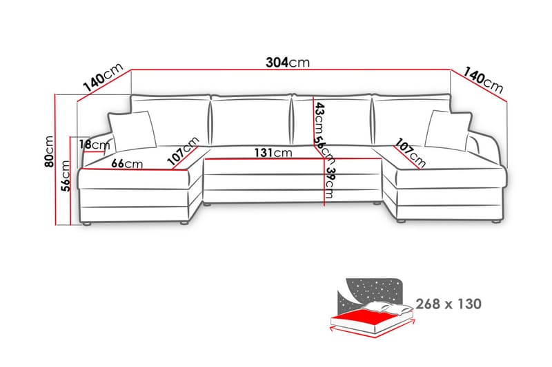 4-sits Bäddsoffa med Divan Nyarp med Kuddar - Sammet/Mörkgrön/Grå - Möbler - Soffa - Bäddsoffa - Bäddsoffa divan