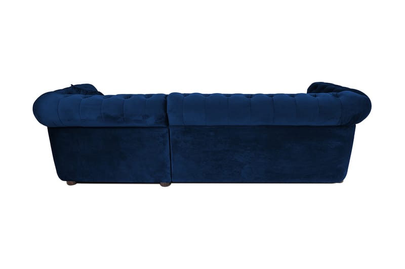 Bäddsoffa m. Divan Chesterfield Kristina - Blå - Möbler - Soffa - Bäddsoffa - Bäddsoffa divan