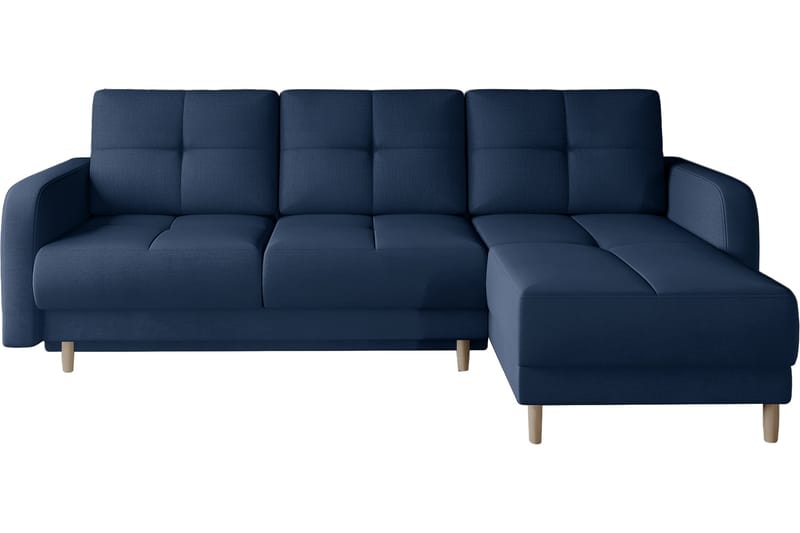 Bäddsoffa m. Divan Hatwall med Förvaring 3-sits - Mörkblå - Möbler - Soffa - Bäddsoffa - Bäddsoffa divan