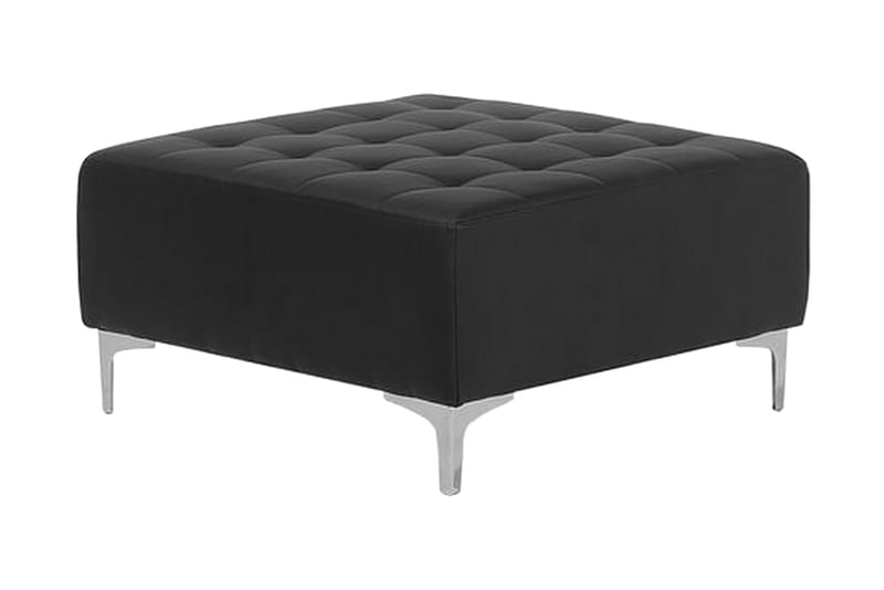 Bäddsoffa Najera med Fotpall - Svart - Möbler - Soffa - Bäddsoffa - Bäddsoffa divan