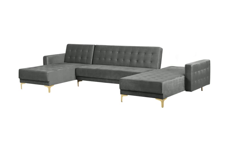 Bäddsoffa Westerleigh med Divan - Grå - Möbler - Soffa - Bäddsoffa - Bäddsoffa divan