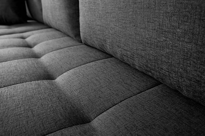 Divanbäddsoffa Ianto 265x185x85 cm - Grå/Vit - Möbler - Soffa - Bäddsoffa - Bäddsoffa divan