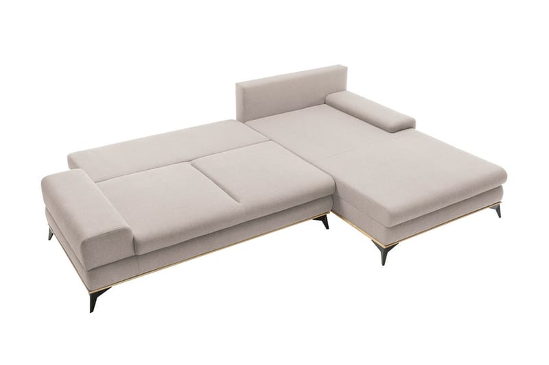 Divanbäddsoffa Manila 315x212x87 cm - Beige - Möbler - Soffa - Bäddsoffa - Bäddsoffa divan