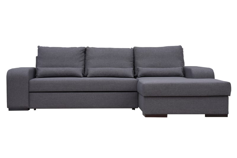 Divanbäddsoffa Virago 285x165x90 cm - Grå - Bäddsoffa divan