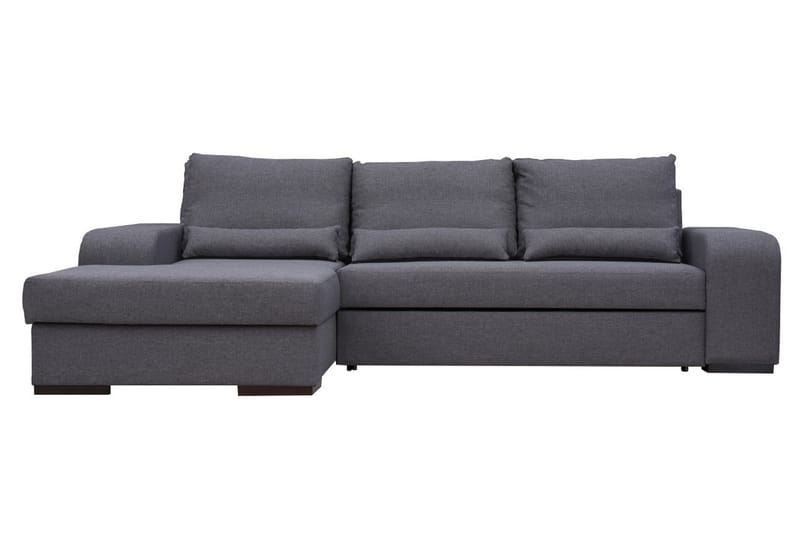 Divanbäddsoffa Virago 285x165x90 cm - Grå - Möbler - Soffa - Bäddsoffa - Bäddsoffa divan