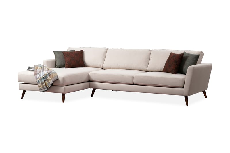 Divansoffa Santpedor - Beige - Möbler - Soffa - Bäddsoffa - Bäddsoffa divan