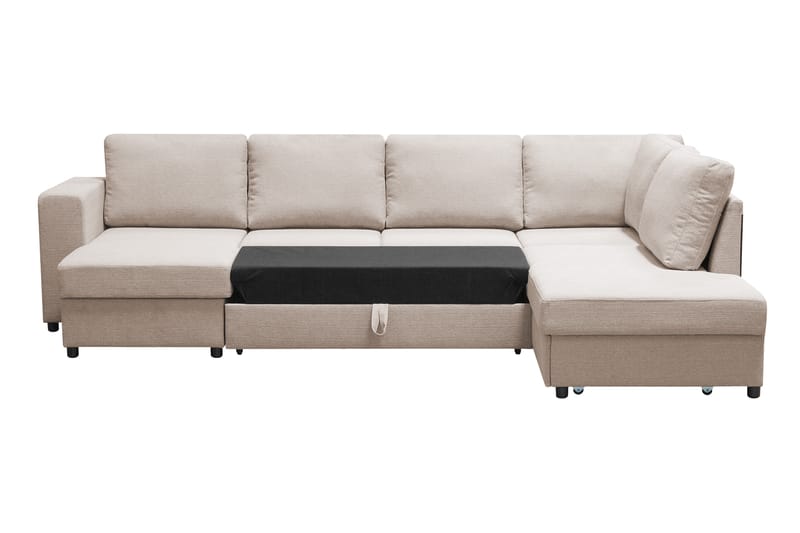 U-Bäddsoffa Mantova Höger - Beige - Möbler - Soffa - Bäddsoffa - Bäddsoffa divan