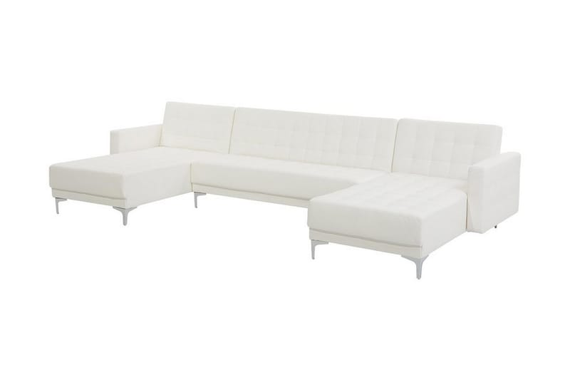 Bäddsoffa Westerleigh med Divan - Vit - Möbler - Soffa - Bäddsoffa - U bäddsoffa