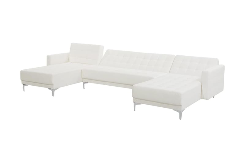 Bäddsoffa Westerleigh med Divan - Vit - Möbler - Soffa - Bäddsoffa - U bäddsoffa