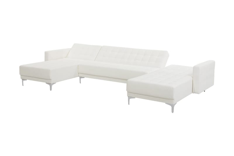 Bäddsoffa Westerleigh med Divan - Vit - Möbler - Soffa - Bäddsoffa - U bäddsoffa