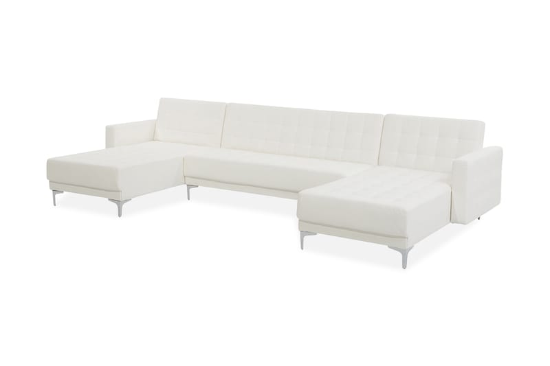 Bäddsoffa Westerleigh med Divan - Vit - Möbler - Soffa - Bäddsoffa - U bäddsoffa