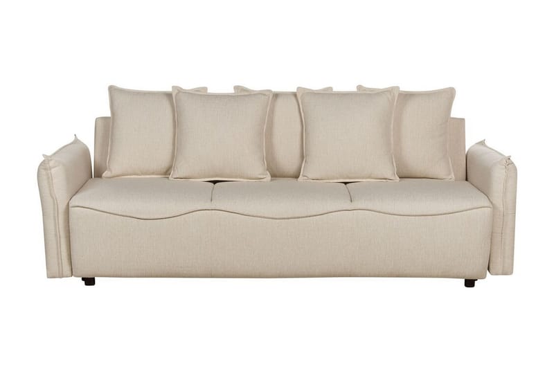 Balendin Bäddsoffa 3-sits - Beige/Svart - Möbler - Soffa - Bäddsoffa - 3 sits bäddsoffa