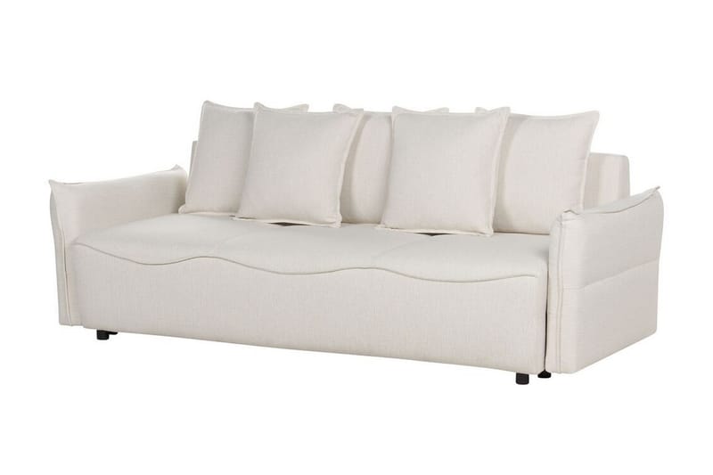 Balendin Bäddsoffa 3-sits - Cream/Svart - Möbler - Soffa - Bäddsoffa - 3 sits bäddsoffa