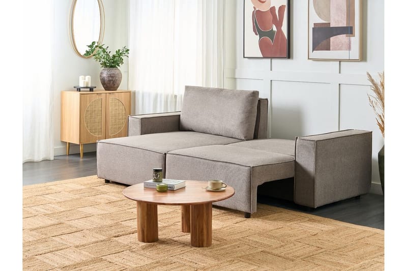 Brian Hörnbäddsoffa 3-sits - Taupe - Möbler - Soffa - Bäddsoffa - Hörnbäddsoffa