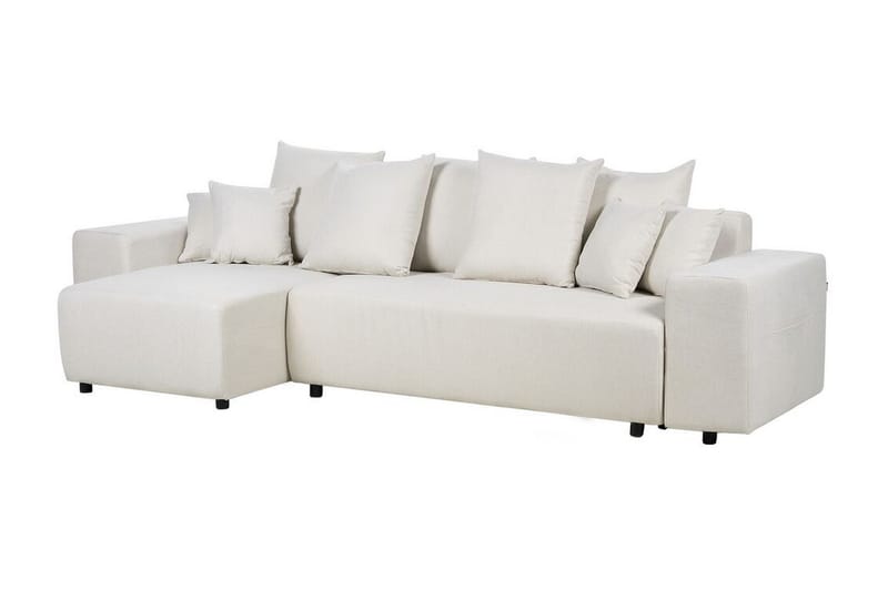 Dysis Hörnbäddsoffa 3-sits - Beige/Svart - Möbler - Soffa - Bäddsoffa - Hörnbäddsoffa