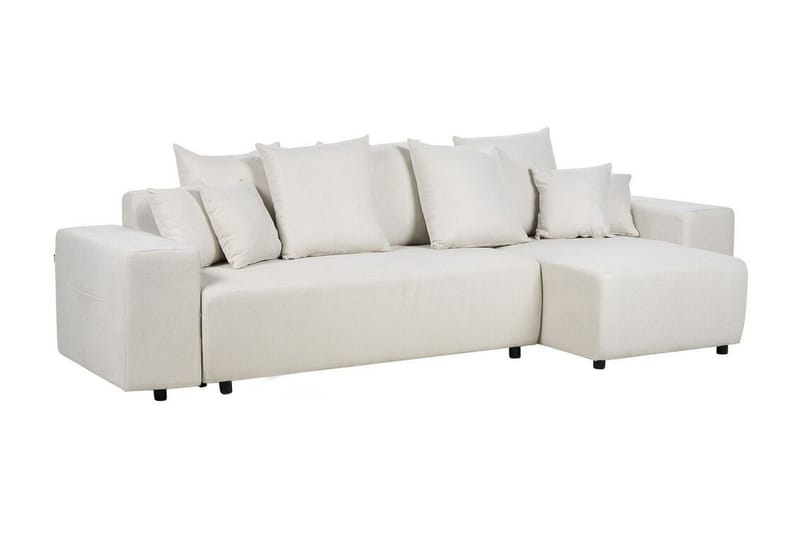 Dysis Hörnbäddsoffa 3-sits - Beige/Svart - Möbler - Soffa - Bäddsoffa - Hörnbäddsoffa