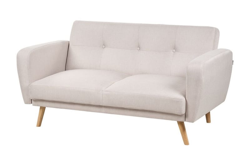 Feliks Bäddsoffa 2-sits - Beige/Ljust trä - Möbler - Soffa - Bäddsoffa - 2 sits bäddsoffa