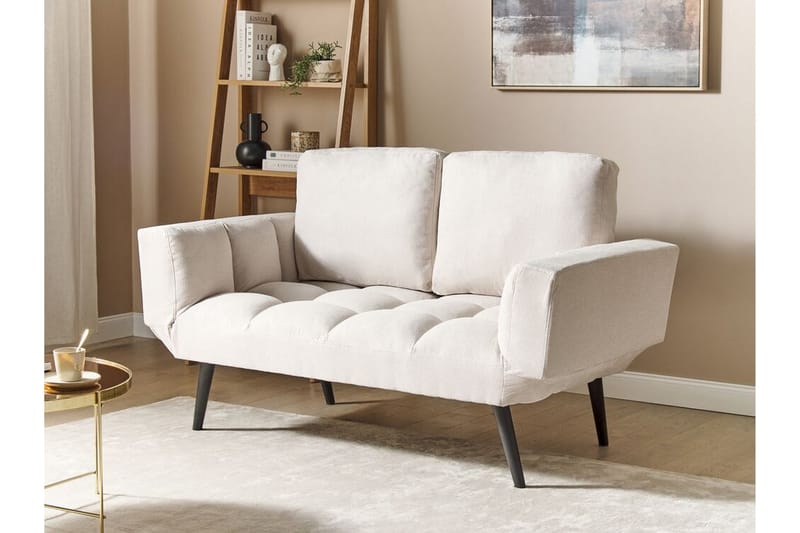 Ferrel Bäddsoffa 2-sits - Beige/Svart - Möbler - Soffa - Bäddsoffa - 2 sits bäddsoffa