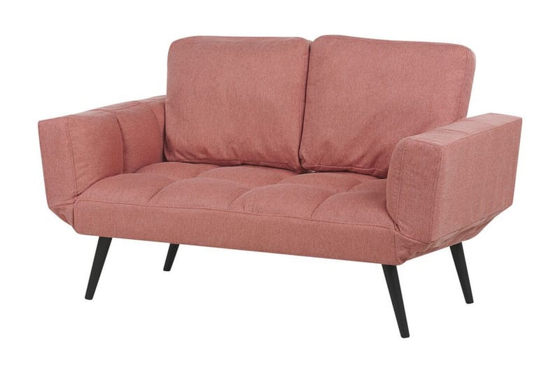 Ferrel Bäddsoffa 2-sits - Rosa/Svart - Möbler - Soffa - Bäddsoffa - 2 sits bäddsoffa