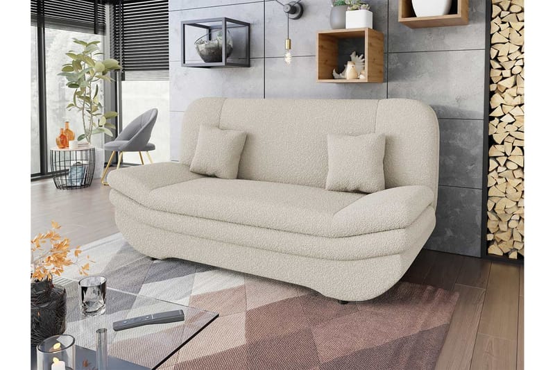 Figurelle Bäddsoffa 2-sits - Beige - Möbler - Soffa - Bäddsoffa - 2 sits bäddsoffa