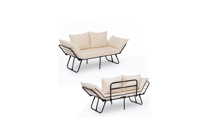 Giancarlo Bäddsoffa 2-sits - Cream - Möbler - Soffa - Bäddsoffa - 2 sits bäddsoffa