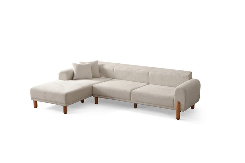 Godiva Bäddsoffa med Divan 3-sits - Cream - Möbler - Soffa - Bäddsoffa - Bäddsoffa divan