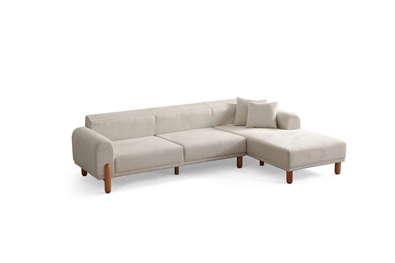 Godiva Bäddsoffa med Divan 3-sits - Cream - Möbler - Soffa - Bäddsoffa - Bäddsoffa divan