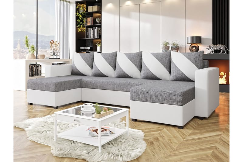 4-sits Hörnbäddsoffa Midfeld - Möbler - Soffa - Bäddsoffa - Hörnbäddsoffa