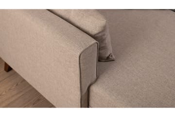 Bäddsoffa Burundi 2-sits - Beige - Möbler - Soffa - Bäddsoffa - Hörnbäddsoffa