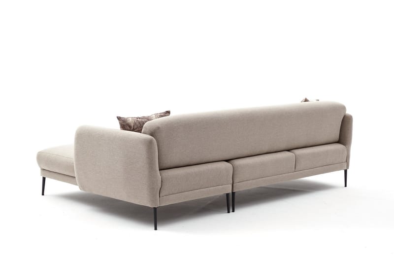 Divanbäddsoffa 3-sits Genna - Beige - Möbler - Soffa - Bäddsoffa - Hörnbäddsoffa