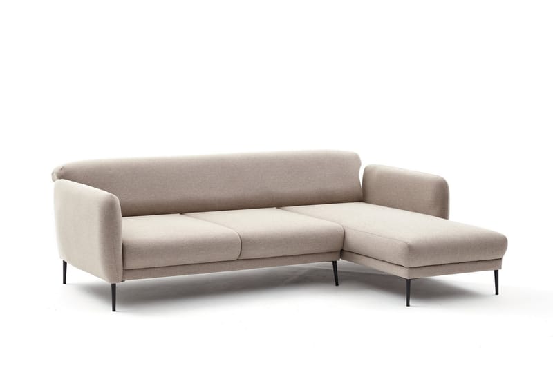 Divanbäddsoffa 3-sits Genna - Beige - Möbler - Soffa - Bäddsoffa - Hörnbäddsoffa