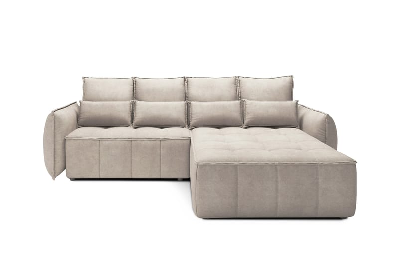 Takara Bäddsoffa med Divan 3-sits - Beige - Möbler - Soffa - Bäddsoffa - Bäddsoffa divan