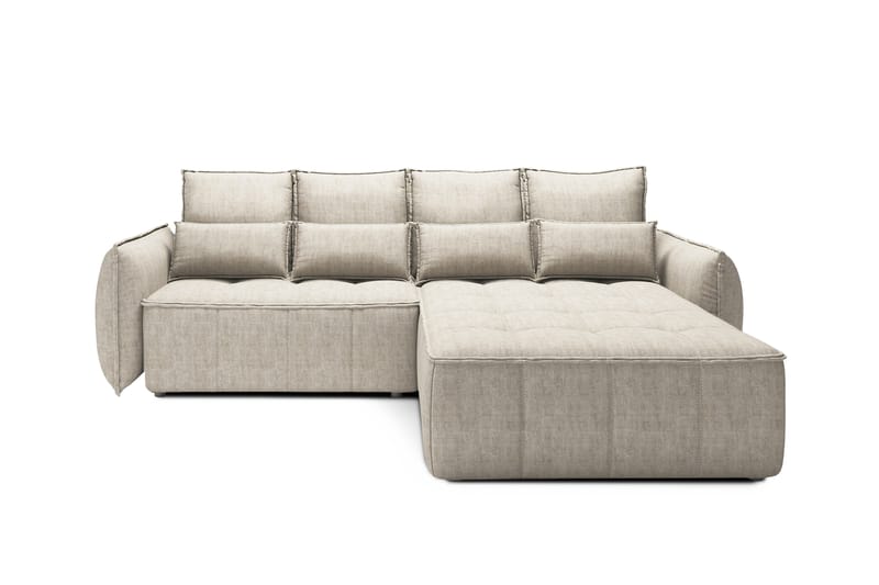 Takara Bäddsoffa med Divan 3-sits - Beige - Möbler - Soffa - Bäddsoffa - Bäddsoffa divan