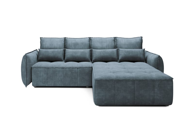 Takara Bäddsoffa med Divan 3-sits - Blå - Möbler - Soffa - Bäddsoffa - Bäddsoffa divan