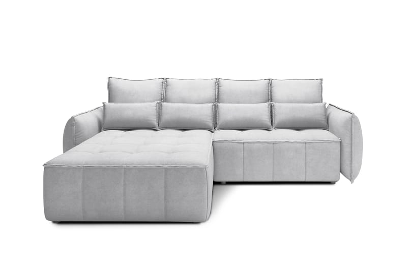 Takara Bäddsoffa med Divan 3-sits - Grå - Möbler - Soffa - Bäddsoffa - Bäddsoffa divan