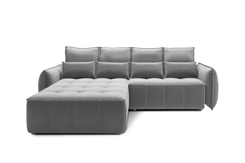 Takara Bäddsoffa med Divan 3-sits - Grå - Möbler - Soffa - Bäddsoffa - Bäddsoffa divan